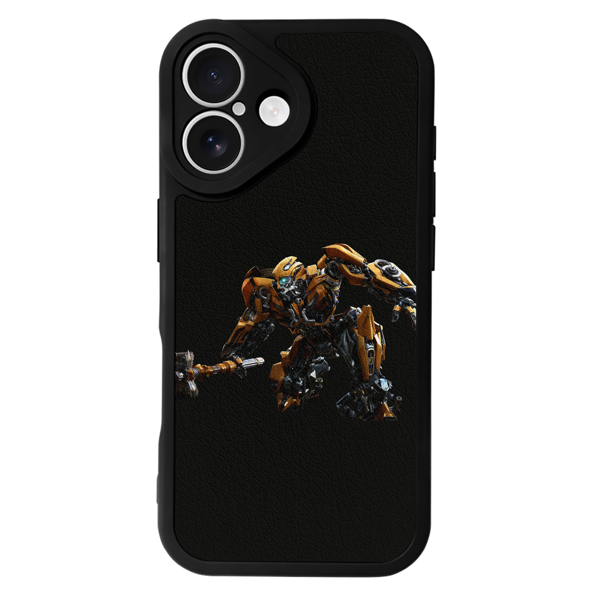 （画像用） Transformers トランスフォーマー 【iPhone 16シリーズ対応】シリコンスマホケース（レザー調） 材質：シリコン